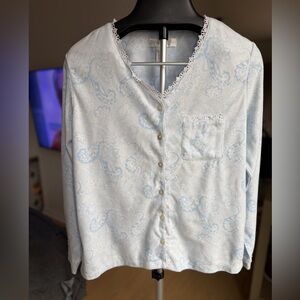 Eileen West Blue Garment Set